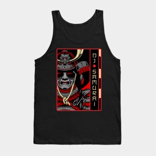 DJ Samurai Japanese Culture Music Warrior Tank Top